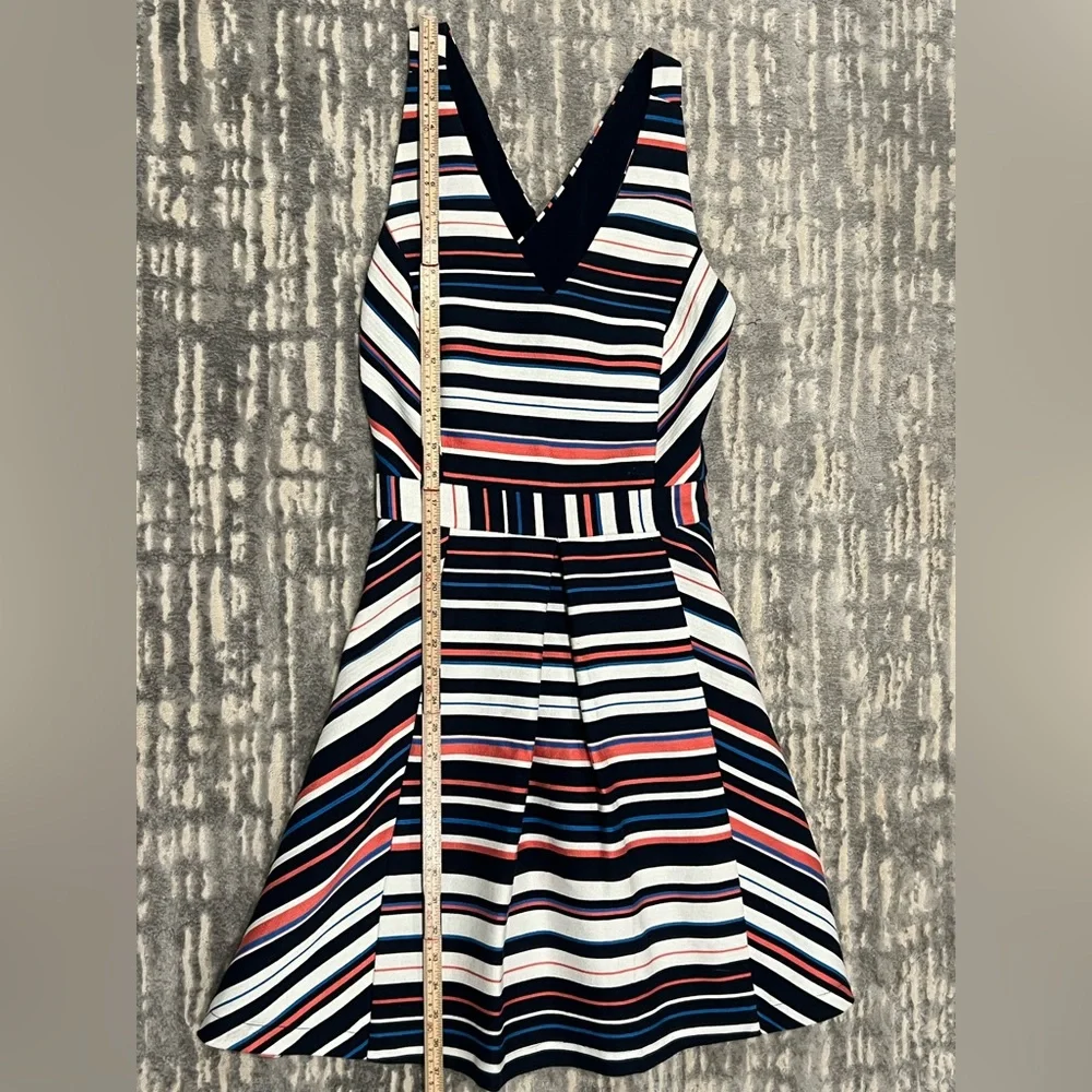 Adelyn Rae Multicolored Striped Dress 0528